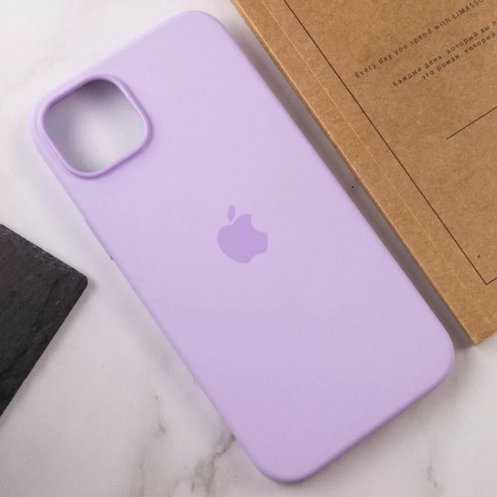 Чохол Silicone case (AAA) full with Magsafe для Apple iPhone 14 (6.1