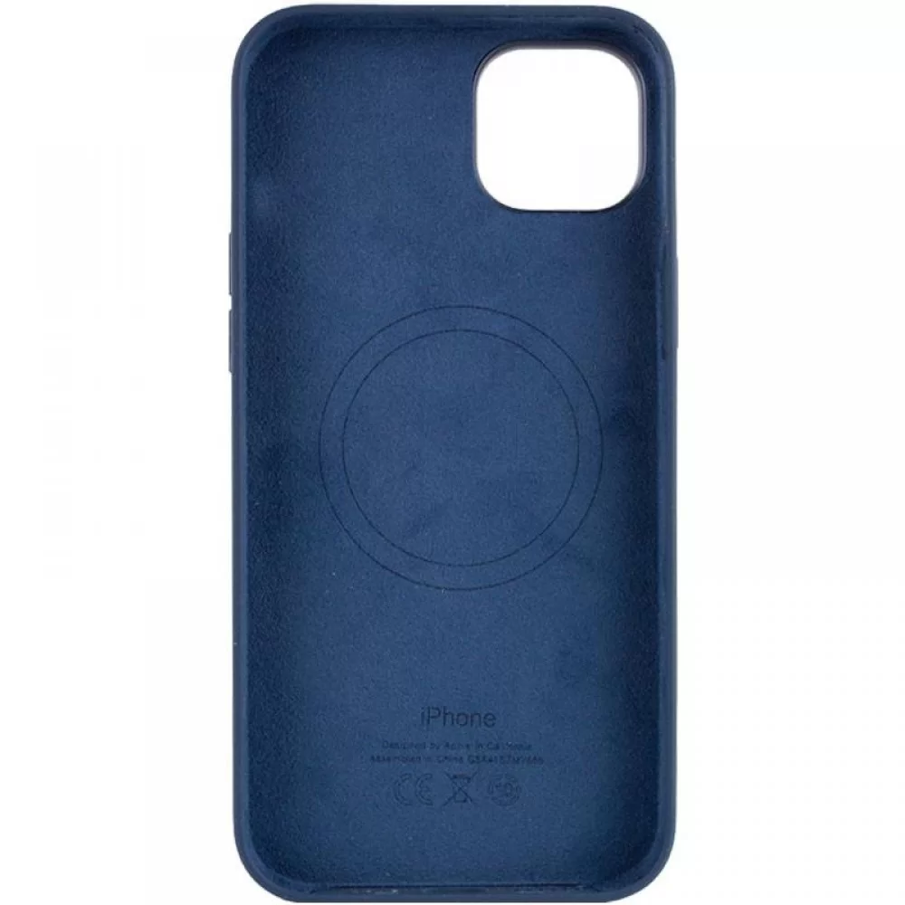 Чохол Silicone case (AAA) full with Magsafe для Apple iPhone 14 (6.1