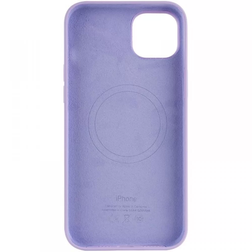 Чохол Silicone case (AAA) full with Magsafe для Apple iPhone 14 (6.1