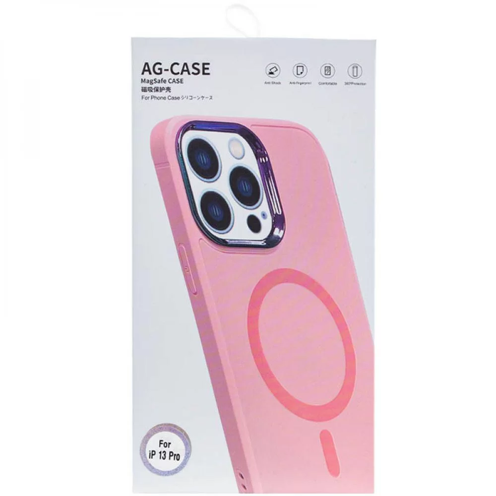 Чохол AG-Glass Chrome Camera with Magsafe для Iphone 14 Pro Max