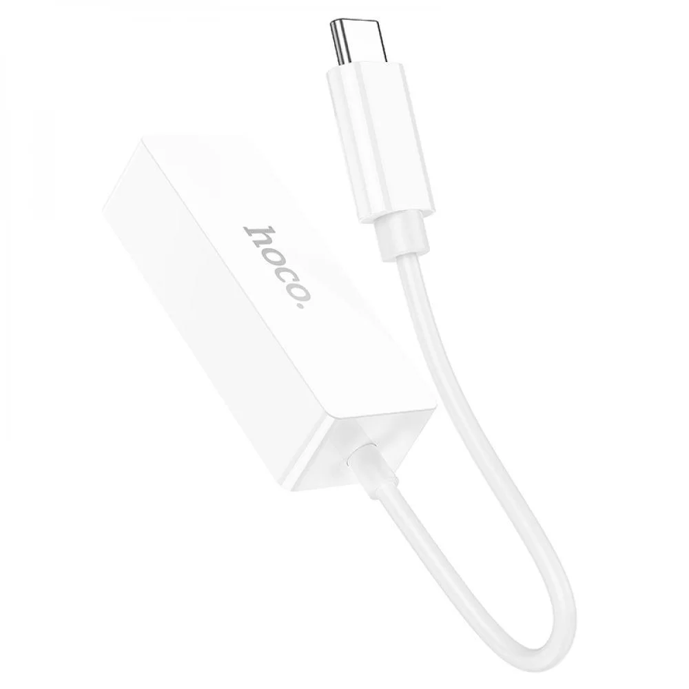 Перехідник Hoco UA22 Type C to Ethernet adapter (100 Mbps)