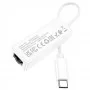 Перехідник Hoco UA22 Type C to Ethernet adapter (100 Mbps)