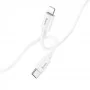 Кабель USB Hoco X87 Magic silicone PD20W Type C to Lightning