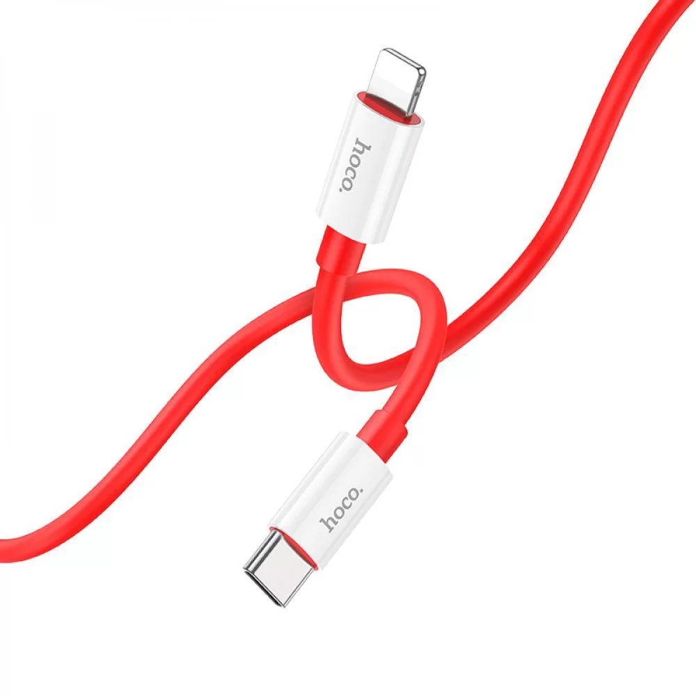 Кабель USB Hoco X87 Magic silicone PD20W Type C to Lightning
