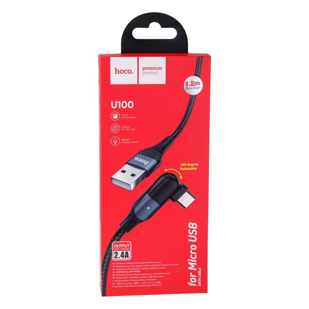 Кабель USB Hoco U100 Orbit Micro