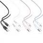 Кабель USB XO NB225 Silicone two-color Lightning