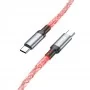 Кабель USB Hoco U112 Shine 60W ype-C to Type-C LED