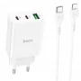 Мережевий Зарядний Пристрій Hoco C99A PD20W+QC3.0 Type C to Lightning
