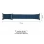 Ремінець ArmorStandart Leather Loop для Apple Watch All Series 38/40/41mm Blue (ARM51669)