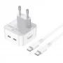 Мережевий Зарядний Пристрій Borofone BA76A Source PD/QC 35W Type-C to Type-C