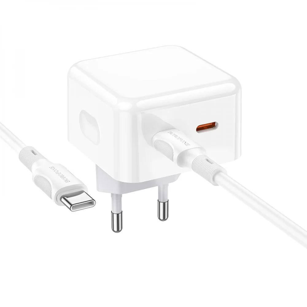 Мережевий Зарядний Пристрій Borofone BA76A Source PD/QC 35W Type-C to Type-C