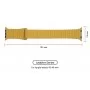 Ремінець ArmorStandart Leather Loop для Apple Watch 42/44/45/49mm Yellow (ARM57842)