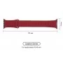 Ремінець ArmorStandart Leather Loop для Apple Watch 42/44/45/49mm Red (ARM45824)