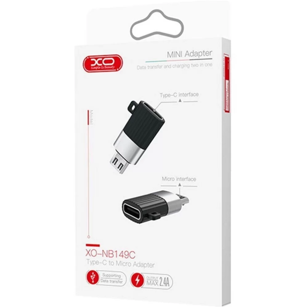 Перехідник XO NB149-C TYPE C to Micro connector