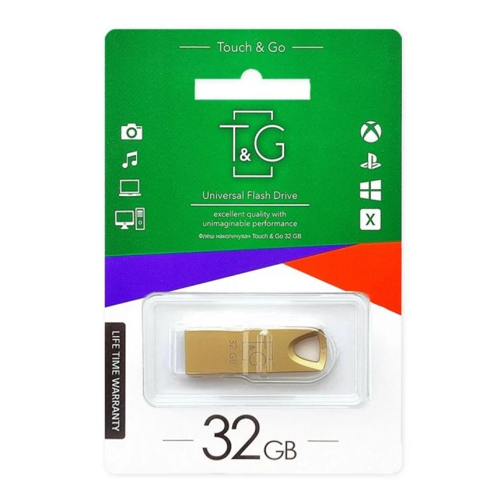 USB флеш-накопичувач T&amp;G 32gb Metal 117