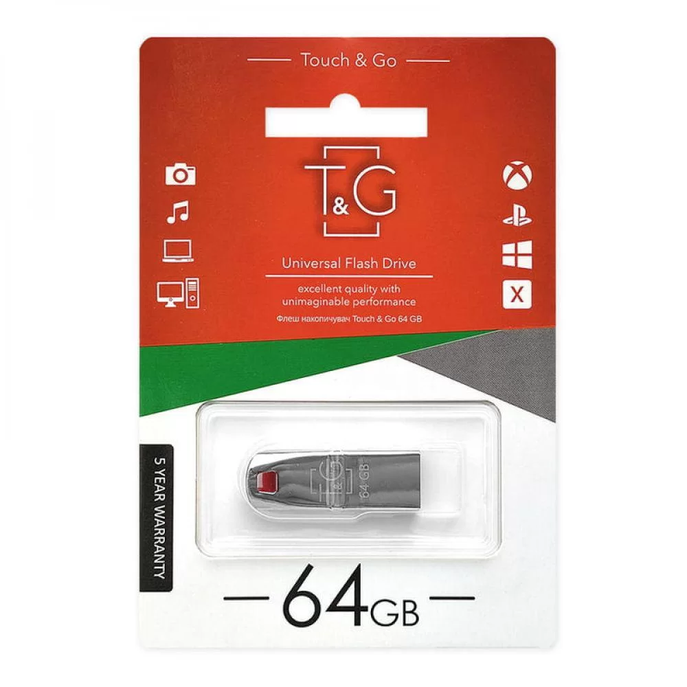 USB флеш-накопичувач T&amp;G 64gb Chrome 115