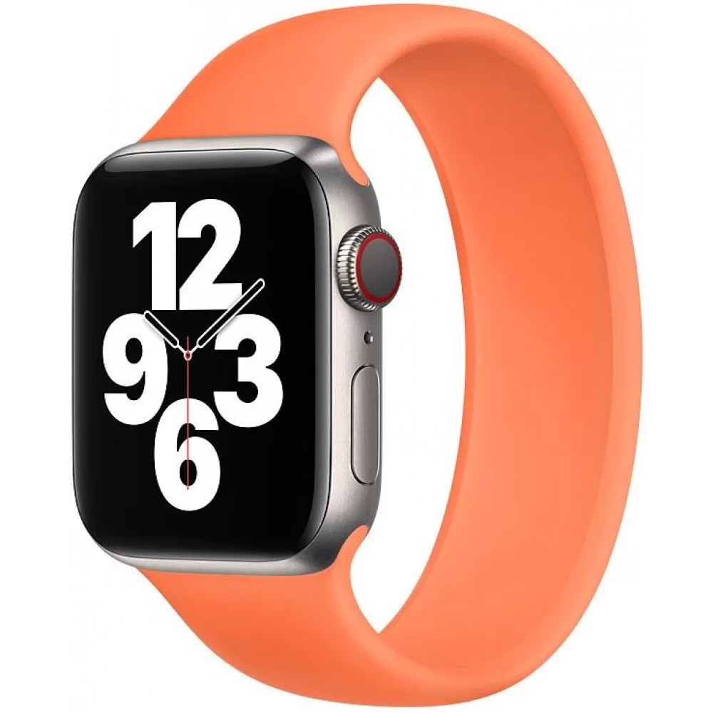 Силиконовый монобраслет STR Solo Loop for Apple Watch 49/45/44/42 mm (Размер L) - Plum