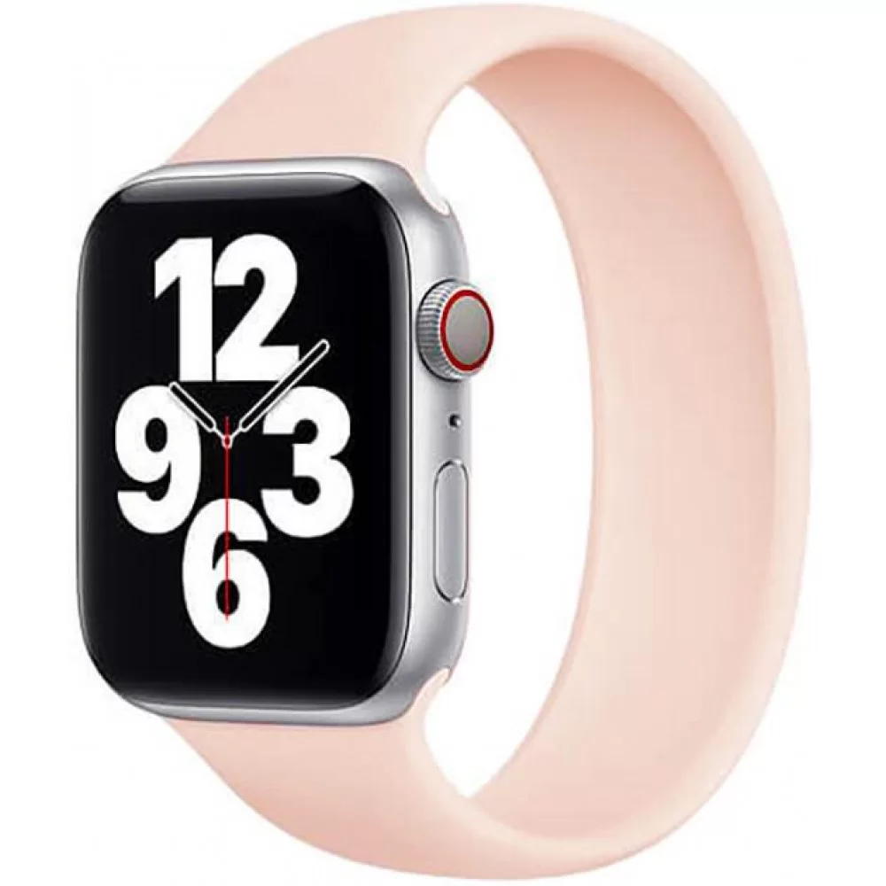 Силиконовый монобраслет STR Solo Loop for Apple Watch 49/45/44/42 mm (Размер L) - Plum