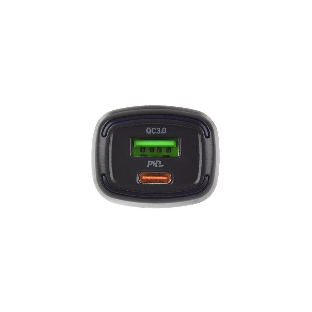 Автомобільний Зарядний Пристрій Borofone BZ14A PD20W+QC3.0 Type-C to Type-C 3A