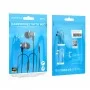 Навушники BOROFONE BM78 Blue sea metal universal earphones with mic Silver (6941991103513)