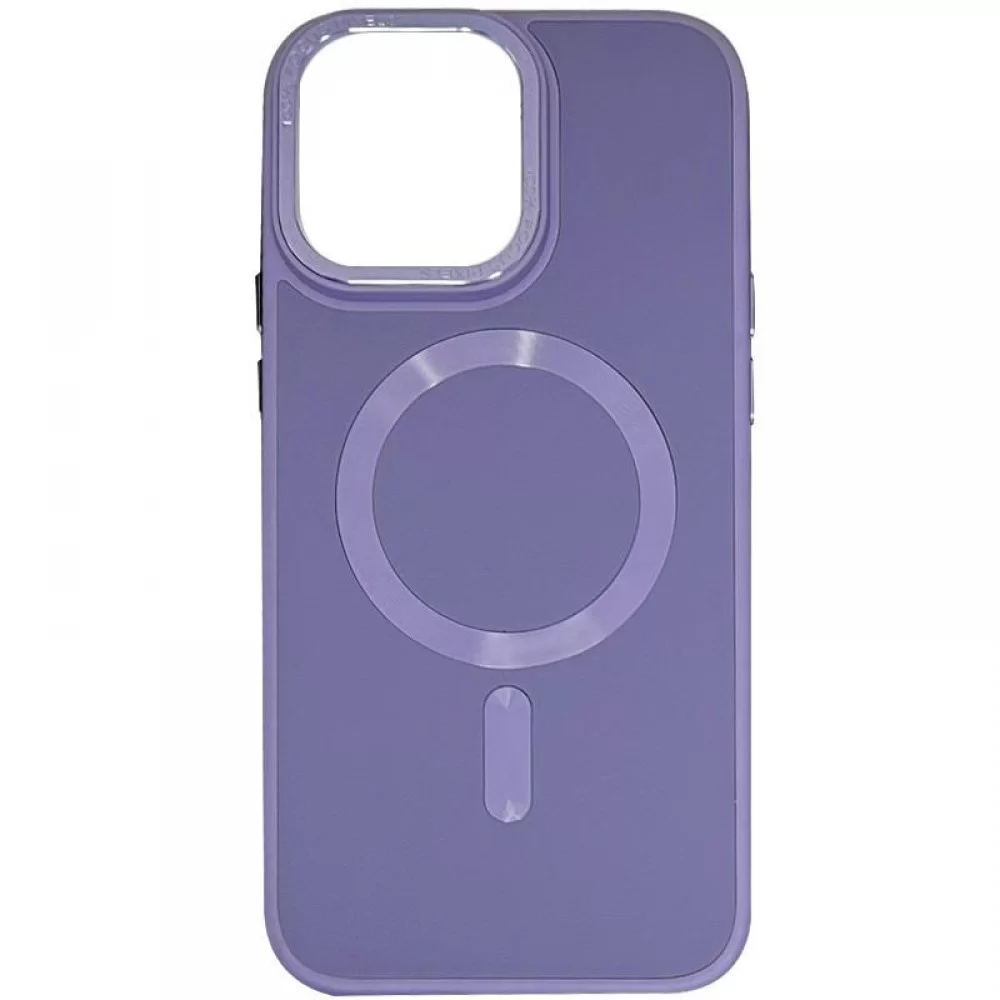 Шкіряний чохол Bonbon Leather Metal Style with MagSafe для Apple iPhone 15 Pro (6.1