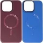 Шкіряний чохол Bonbon Leather Metal Style with MagSafe для Apple iPhone 15 Pro (6.1