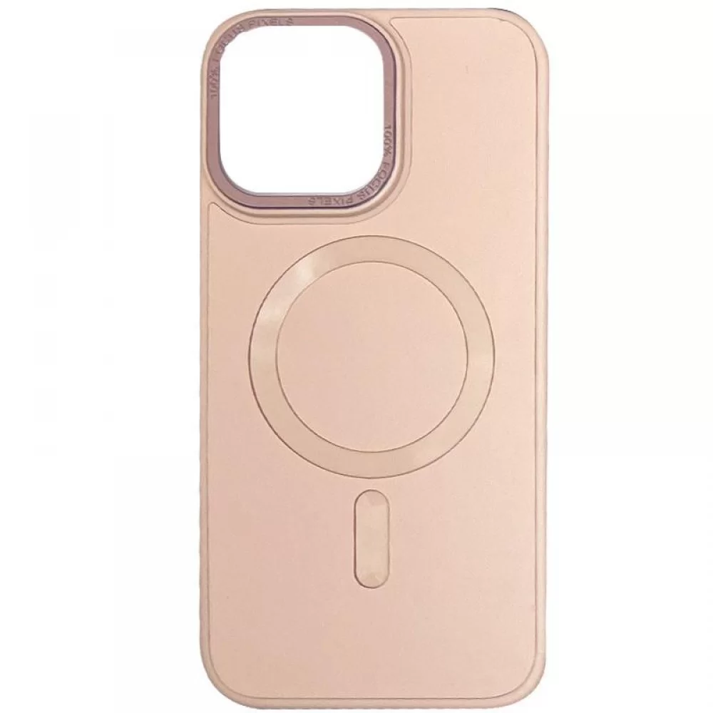 Шкіряний чохол Bonbon Leather Metal Style with MagSafe для Apple iPhone 15 Pro (6.1