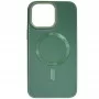 Шкіряний чохол Bonbon Leather Metal Style with MagSafe для Apple iPhone 15 Pro (6.1
