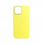 Чохол для смартфона Leather AAA Full Magsafe IC for iPhone 15 Pro Max Canary Yellow (Leat15PMCanaryYellow)