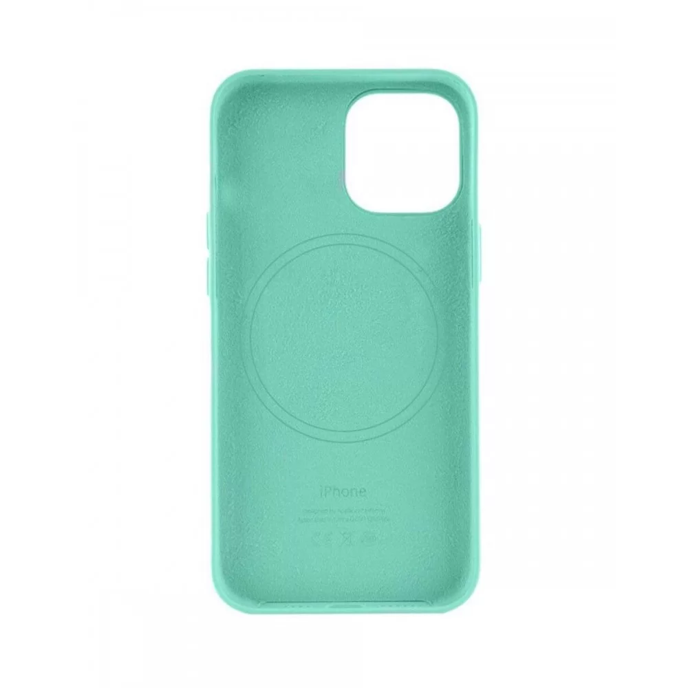 Чохол для смартфона Leather AAA Full Magsafe IC for iPhone 14 Ice Sea Blue (Leat14IceSeaBlue)