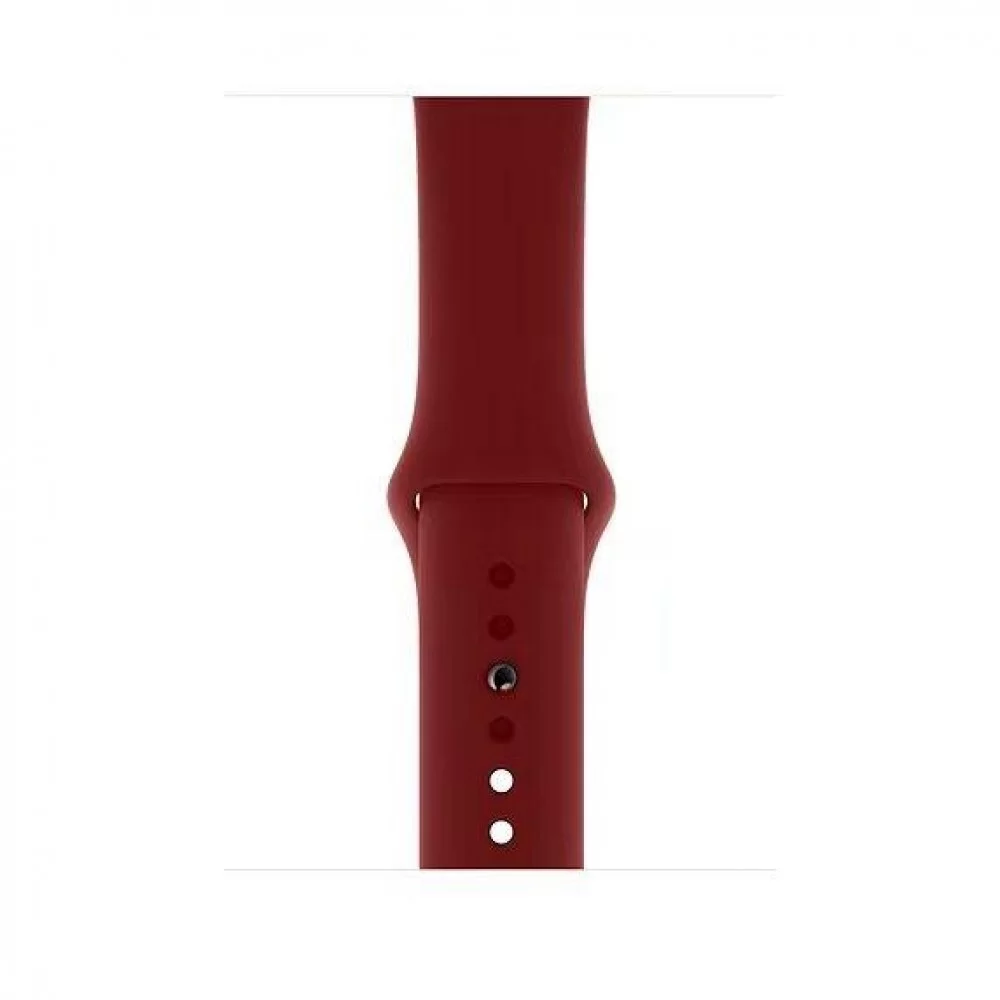 Силиконовый спортивный ремешок STR Sport Band для Apple Watch 49/42/44/45 mm (S/M) - White