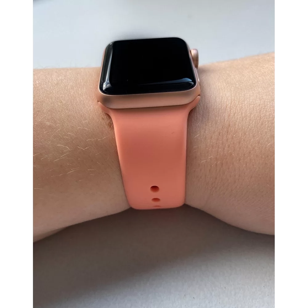 Силиконовый спортивный ремешок STR Sport Band для Apple Watch 49/42/44/45 mm (S/M) - White