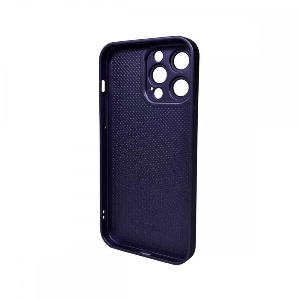 Чохол для смартфона AG Glass Matt Frame Color Logo for Apple iPhone 14 Pro Max Deep Purple (AGMattFrameiP14PMPurple)