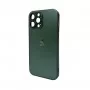 Чохол для смартфона AG Glass Matt Frame Color Logo for Apple iPhone 13 Pro Max Cangling Green (AGMattFrameiP13PMGreen)