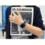 Силиконовый магнитный ремешок STR MagStrap для Apple Watch 49/42/44/45 mm - Black/Orange