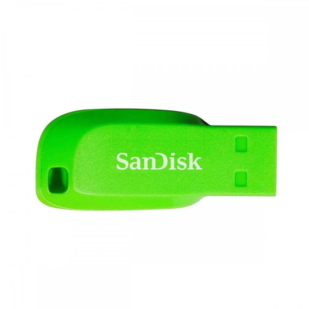 Flash SanDisk USB 2.0 Cruzer Blade 64Gb Green (SDCZ50C-064G-B35GE)