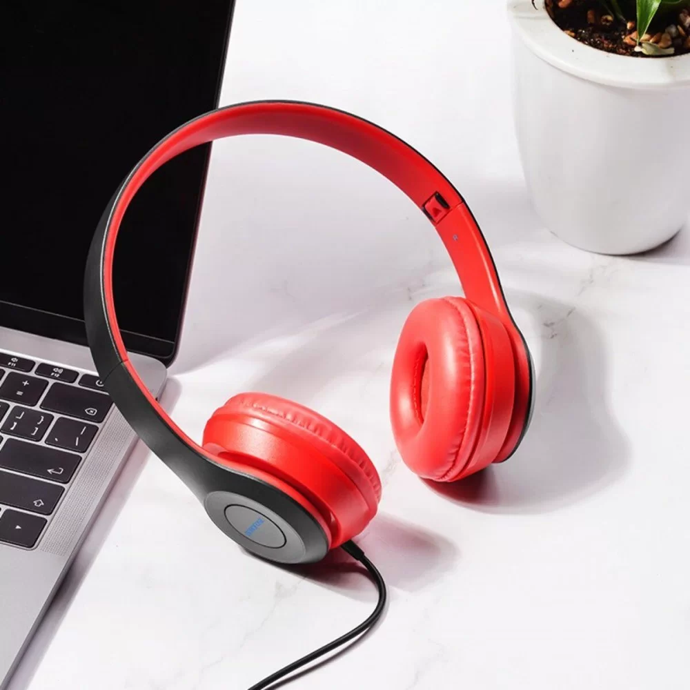Навушники BOROFONE BO5 Star sound wired headphones Red (BO5R)