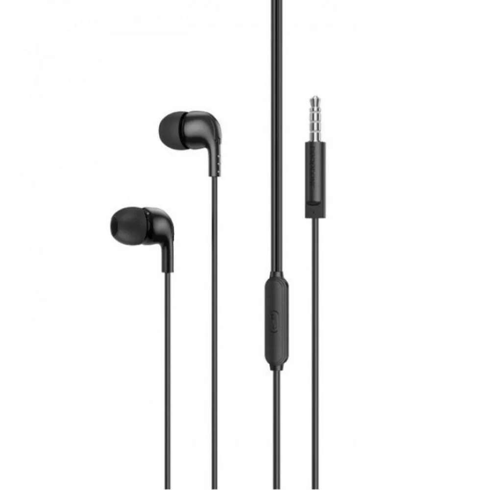 Навушники BOROFONE BM83 Craft universal earphones with mic Black (BM83B)