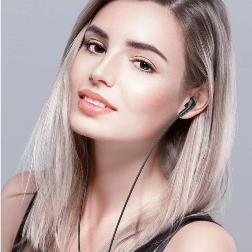 Навушники BOROFONE BM83 Craft universal earphones with mic Black (BM83B)