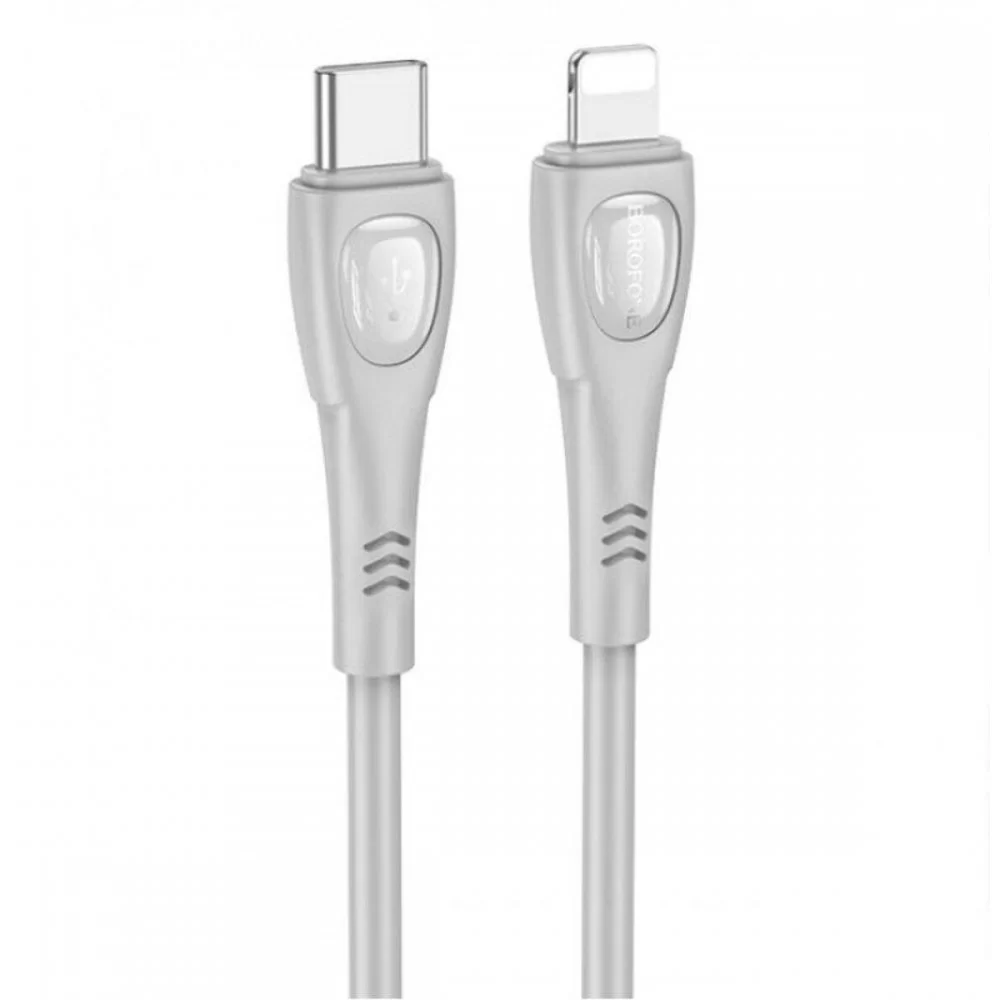 Кабель BOROFONE BX98 iP Superior PD charging data cable Gray (BX98PDLG)