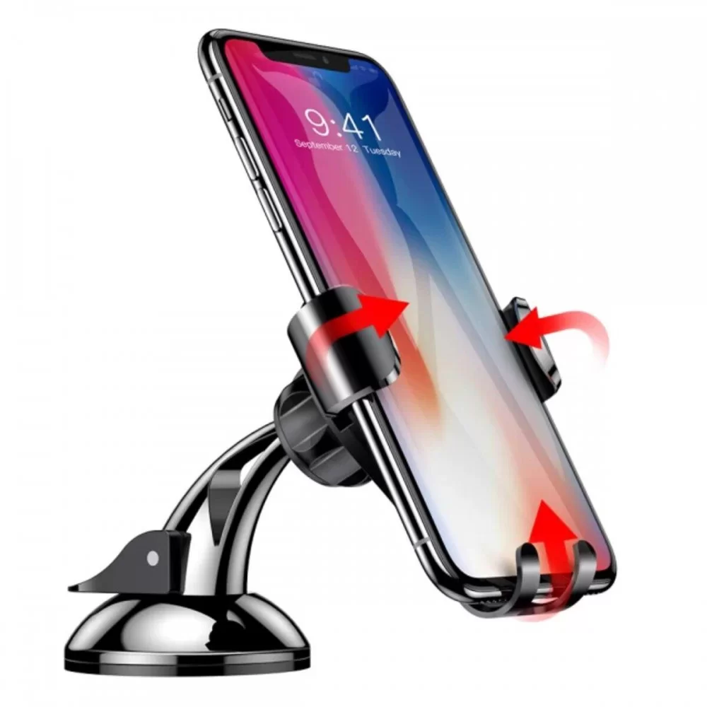 Тримач для мобiльного Baseus Osculum Type Gravity Car Mount Black (SUYL-XP01)