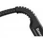 Кабель Baseus Fish eye Spring Data Cable Lightning 1m Black (CALSR-01)