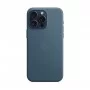 Чохол FineWoven Case with MagSafe Original for Apple iPhone 15 Pro Max (OEM) - Pacific Blue (ARM71990)