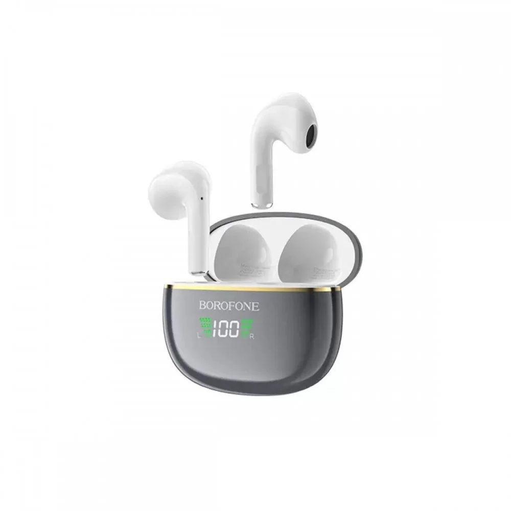 Навушники BOROFONE BW30 Cheerful true wireless BT headset Bright Metal Gray (BW30BMG)