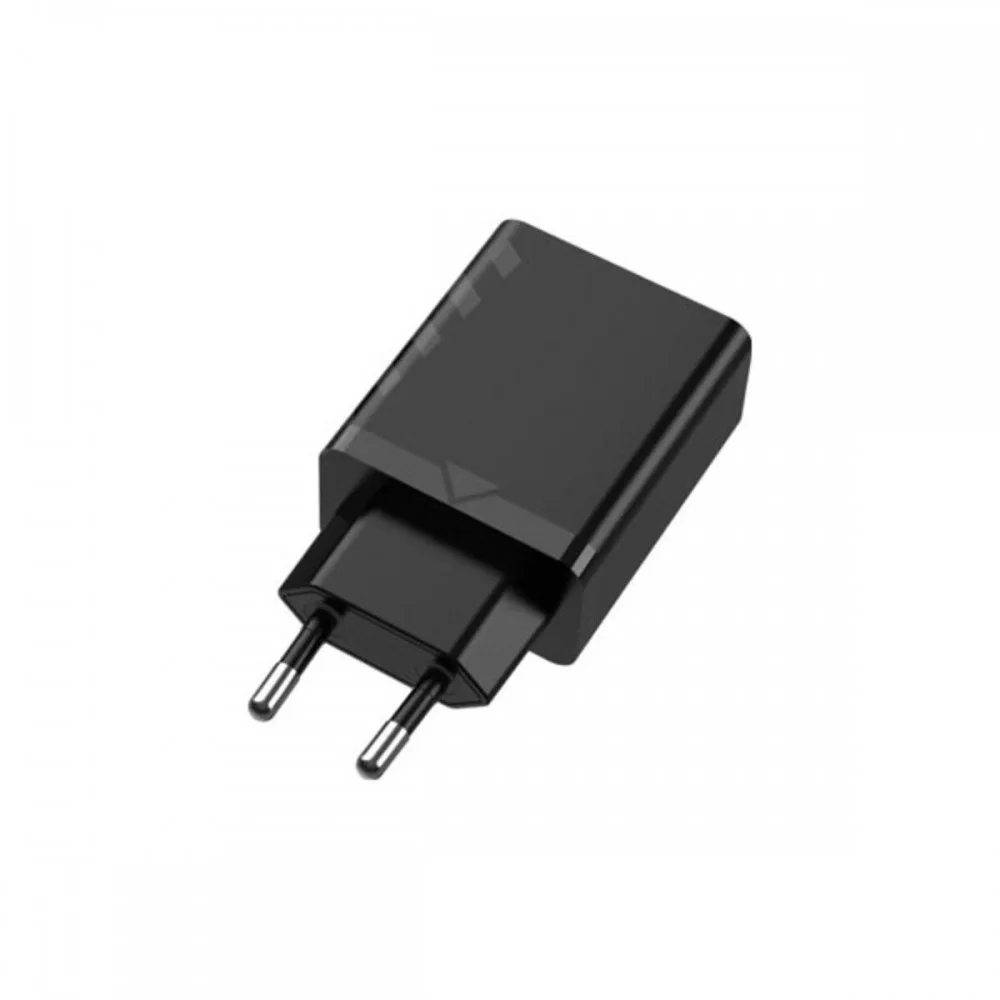 Зарядний пристрій Vention 1-port USB Wall Charger(12W) EU-Plug Black (FAAB0-EU) (FAAB0-EU)