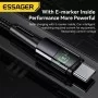 Кабель Essager Sunset C-C 240W Data cable 1m grey (EXCTT3-CG0G-P) (EXCTT3-CG0G-P)
