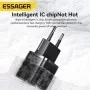 Мережевий зарядний пристрій Essager Camber 20W GaN travel Phone Charger A+C EU  black (ECTAC-HMB01-P) (ECTAC-HMB01-P)
