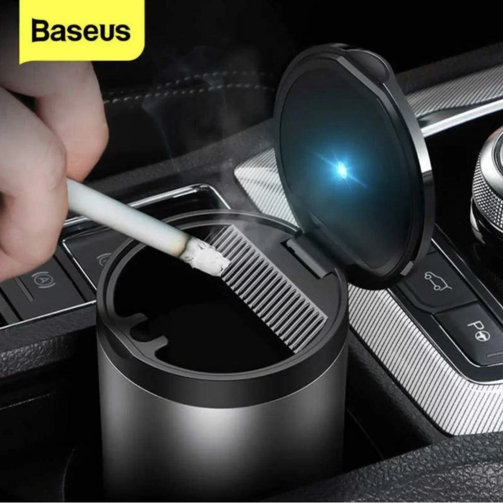 Попільничка Baseus Premium Car Ashtray Black (CRYHG01-01)