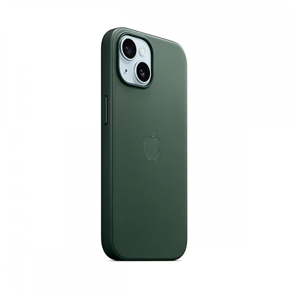 Чохол FineWoven Case with MagSafe Original for Apple iPhone 15 Plus (OEM) - Evergreen (ARM71978)