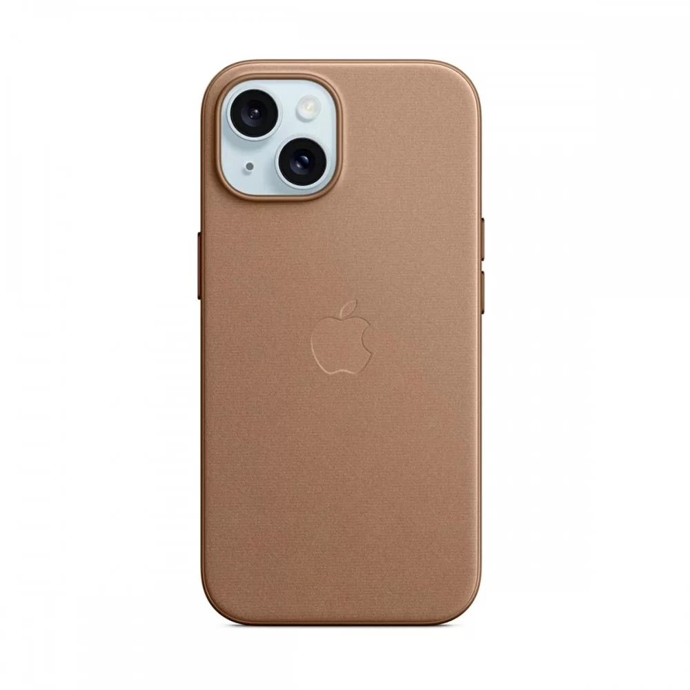Чохол FineWoven Case with MagSafe Original for Apple iPhone 15 (OEM) - Taupe (ARM71973)